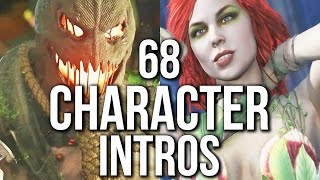 Injustice 2  68 CHARACTER INTROS  INTERACTIONS [upl. by Eninahs192]