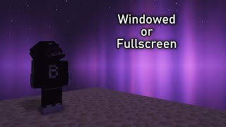 Windowed vs Fullscreen [upl. by Llorrad16]