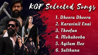 KGF Selected Songs  Rocking Star Yash  Srinidhi Shetty [upl. by Kcirrez]