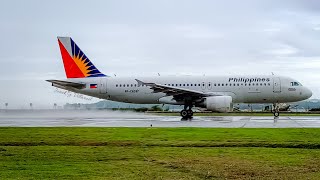 CATICLAN AIRPORT PLANESPOTTING SHORTS Philippine Airlines Airbus A320 wet immediate departure [upl. by Wetzell70]