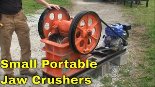 Small Portable Jaw Crusher For Mining Concrete Recycling Rock Crushing MBMM [upl. by Eiramoj]