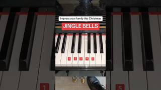 JINGLE BELLS Impress your family this Christmas shots piano tutorial [upl. by Rozina]