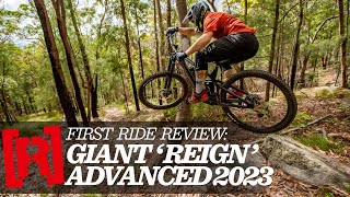 2023 Giant Reign Advanced  First ride impressions [upl. by Eixam56]