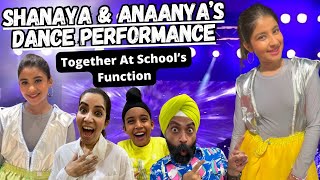 Shanaya amp Anaanya’s Dance Performance Together At School’s Function  RS 1313 VLOGS [upl. by Oigroeg862]