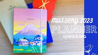 2023 PLANNER UNBOXING Mossery Vertical Planner [upl. by Eiliak838]