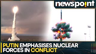 RussiaUkraine War Russias Drills Demonstrate Full Nuclear Triad Readiness  World News  WION [upl. by Suirad]