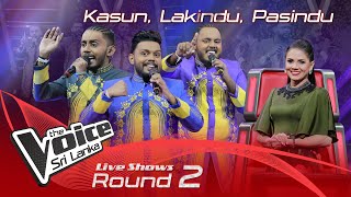 3 Brothers  Dakkoth Padmawathi දැක්කොත් පද්මාවතී  Live Shows Round 02  The Voice Sri Lanka [upl. by Roxana]