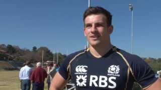 Scotland captains run pre Italy [upl. by Oxford71]