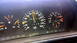 Mercedes W124 E320 acceleration manual 5 speed 2 [upl. by Llered331]