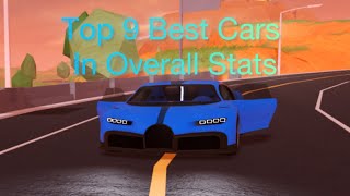 Top 9 Best Cars In Overall Stats May 2024  Roblox Jailbreak [upl. by Acirej]