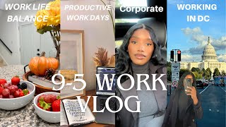 Work Vlog  Work Week In My Life  Corporate 95 Office Job  Productive Work Days amp Work Routine [upl. by Latif]