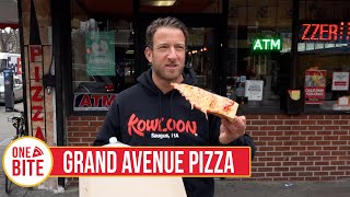 Barstool Pizza Review  Grand Avenue Pizza Astoria Presented by Mugsy Jeans [upl. by Anileme353]