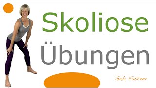 🦘25 min Skoliose Übungen  Wirbelsäule in alle Richtungen bewegt und stabilisiert  ohne Geräte [upl. by Eltrym]