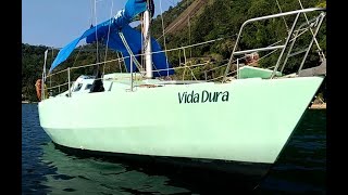 Quatro dias a bordo do Vida Dura veleiro Multichine 23 pela Baía da Ilha Grande  RJ [upl. by Jennette]