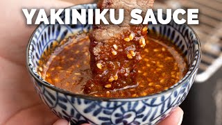 Amazing Yakiniku Sauce  Japanese Grilled Meat BBQ Sauce [upl. by Eycal]