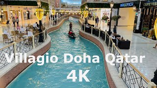 Villagio Mall DohaQatar shopping Mallvillagio Mall QatarMust visit place in Qatar4K walking Tour [upl. by Netnert888]