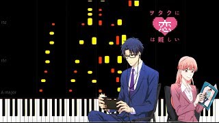 Wotaku ni Koi wa Muzukashii OP  Fiction Synthesia [upl. by Mulligan]