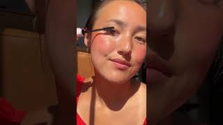 Trying the VIRAL sunset blush  Island Makeup Look  clean makeup for summer ☀️  shorts [upl. by Alexi]