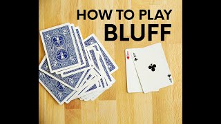 How to play Bluff [upl. by Erodavlas503]