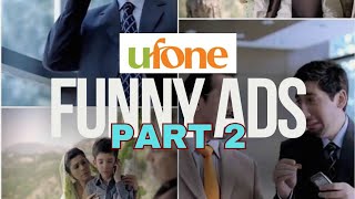 Ufone Vintage Funny Ads Part 2  Faisal Qureshi  Jawad Waseem [upl. by Meghann30]