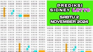 prediksi sydney LOTTO hari ini Sabtu 2 NOVEMBER 2024tarikan Paito Sydney sdy LOTTO [upl. by Ahsiemal]