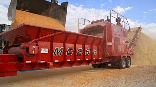 Rotochopper MC266 Grinding HighMoisture Shell Corn [upl. by Brufsky]