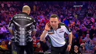 Paul Nicholson vs Kevin Burness Incident  2019 PDC World Championship [upl. by Tips]