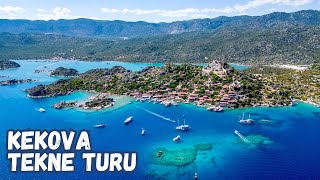 Kekova Tekne Turu  Simena Kalesi  Kaş Gezilecek Yerler  Kekova Boat Tour  Kaş Antalya Turkey [upl. by Nymrak898]