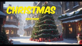 Christmas Song  Kids Poem  Smart Kid Tv Nursery Rhymes amp Poem  fypシ゚viral kidslearning poem [upl. by Iror]