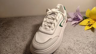 How to Tie Ladder Lace Your Sneakers  Tutorial  Quick and Easy [upl. by Hulton]