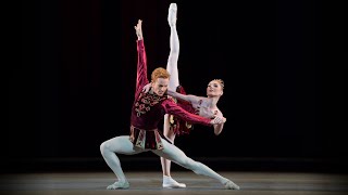 Jewels – Rubies pas de deux Balanchine Sarah Lamb Steven McRae The Royal Ballet [upl. by Roos]