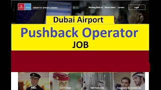 Dubai Airport dnata Job PUSHBACK OPERATOR [upl. by Ennaylime211]