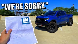 Chevy RESPONDED To My ZR2 VOIDED Warranty Video THEY ARENT HAPPY [upl. by Ynnhoj]