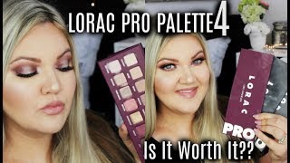 NEW LORAC PRO PALETTE 4  SWATCHES  LOOK [upl. by Teddie]