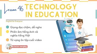 46  Technology in Education  Listen and repeat  BiPu Learning English [upl. by Jedthus]