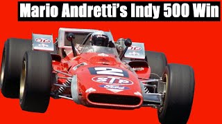 Mario Andrettis Indy 500 Win [upl. by Monia]