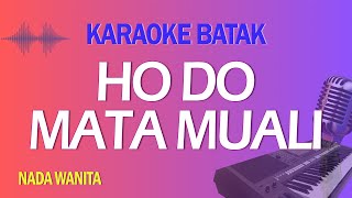 HO DO MATA MUAL I DI AU  KARAOKE NADA WANITA [upl. by Eisaj]