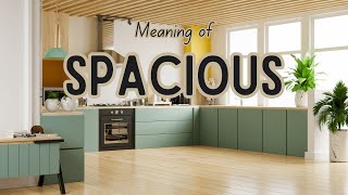 What is the meaning of Spacious [upl. by Munster799]