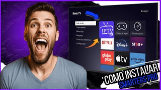 ROKUTV COMO INSTALAR SMARTERS PRO OU QUALQUE APLICATIVO NA ROKU TV VEJA FOI SENSACIONAL😱🥶 [upl. by Anilec]