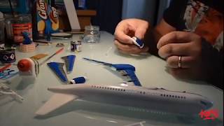 Tutoriel  montage dun AirBus A319 Revell 4215 [upl. by Eilra817]