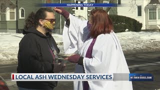 Ash Wednesday services avid the COVID19 pandemic [upl. by Croteau192]