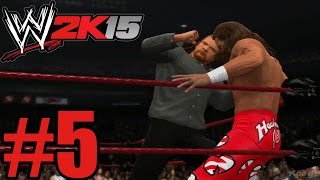 WWE 2K15  Michaels vs Triple H Showcase Walkthrough Part 5  HD [upl. by Okikuy]