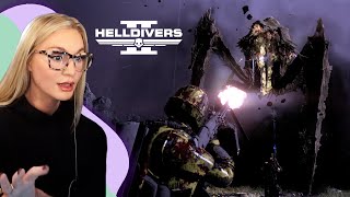 HALO NERDS TRY HELLDIVERS 2 [upl. by Uyekawa448]