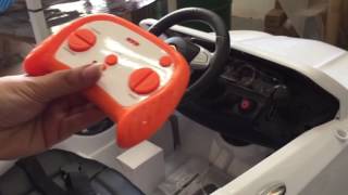 Tutorial sincronizar y configurar funcionamiento mando control remoto RC Mercedes S63 AMG 12v niños [upl. by Placido237]