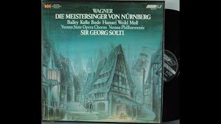 Die Meistersinger von Nürnberg Wien 1975  Georg Solti LP [upl. by Haskel102]