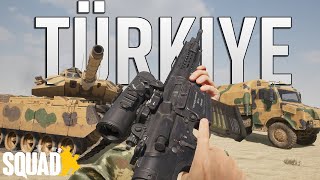 Turkish Land Forces Complete Faction Overview  All Weapons Attachments and Vehicles in Squad V70 [upl. by Davena207]