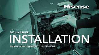 Hisense Dishwasher Installation Guide  Hisense Dishwasher [upl. by Wong429]