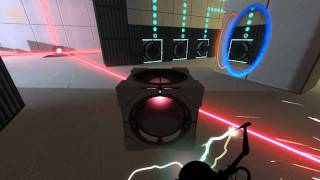 Portal 2 chambers 21 and 22 walkthrough cheats [upl. by Mamie46]