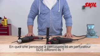 En quoi une perceuse à percussion et un perforateur SDS diffèrentils [upl. by Iroc]