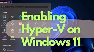 HyperV on Windows 11 [upl. by Ellerahs]